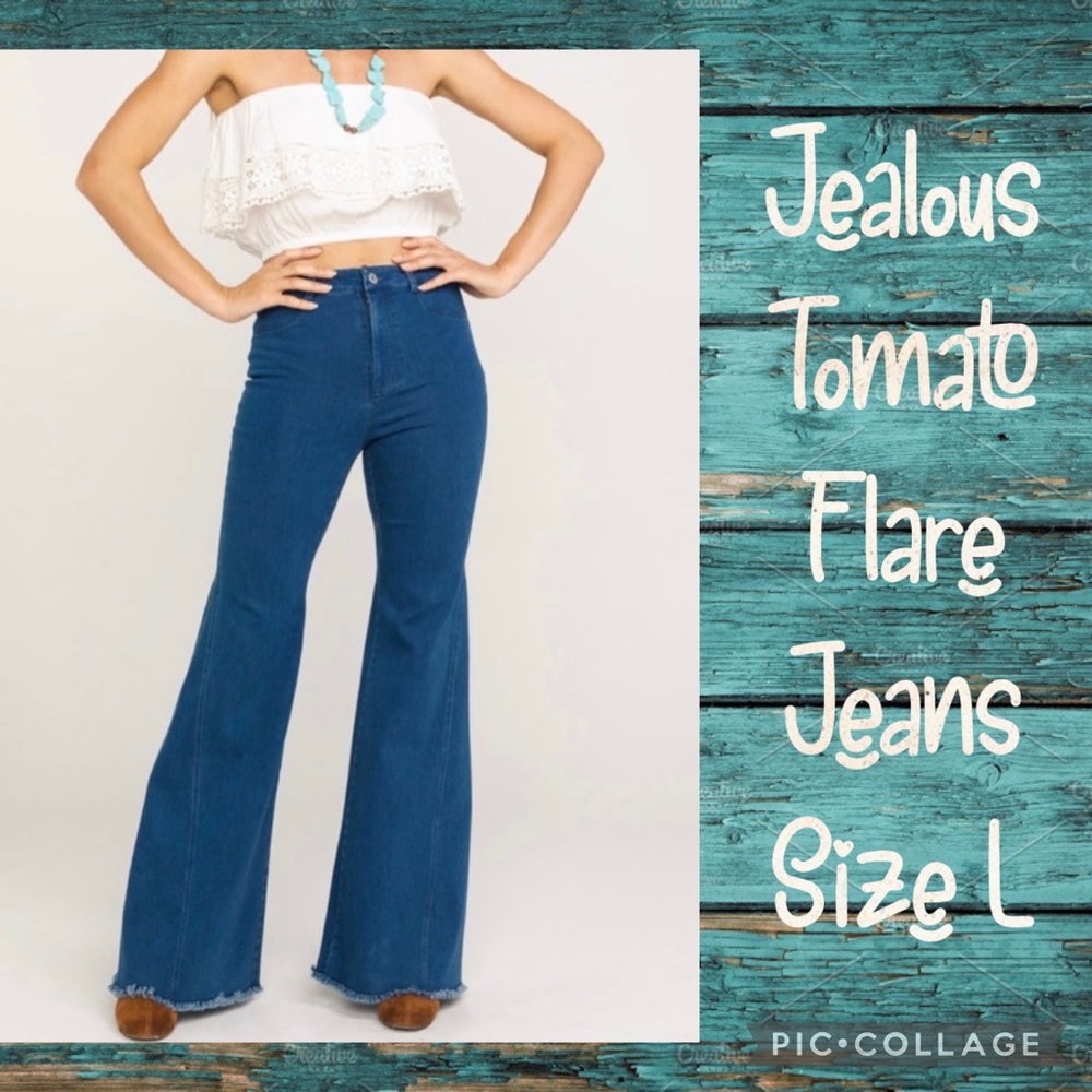 LIZARD THICKET flare jeans
Jealous Tomato size Large
